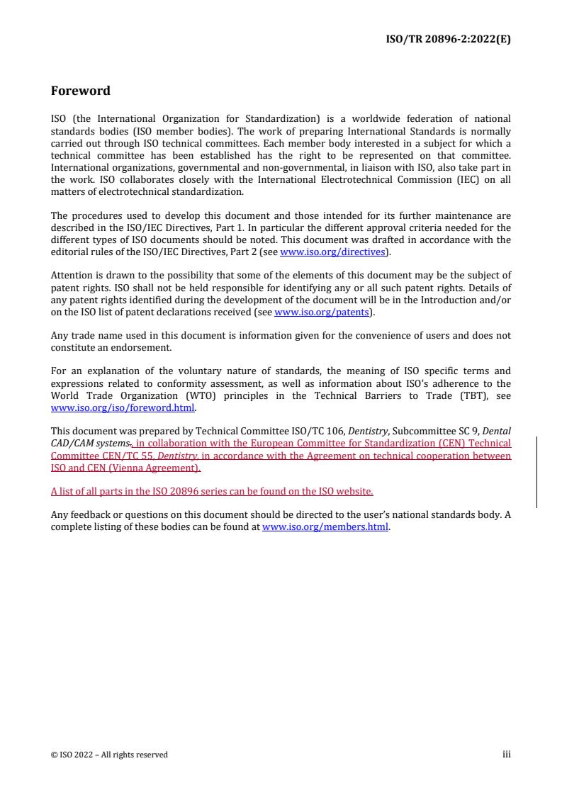 REDLINE ISO/TR 20896-2:2023 - Dentistry — Digital impression devices — Part 2: Methods for assessing accuracy for implanted devices
Released:9/14/2022