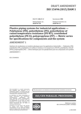 ISO 15494:2015/FDAmd 1:Version 25-apr-2020