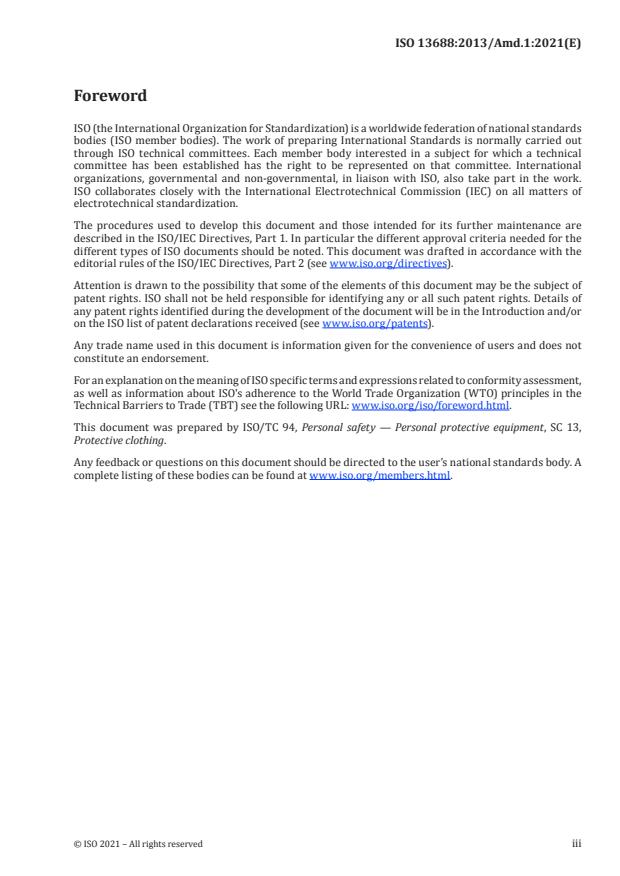 ISO 13688:2013/Amd 1:2021