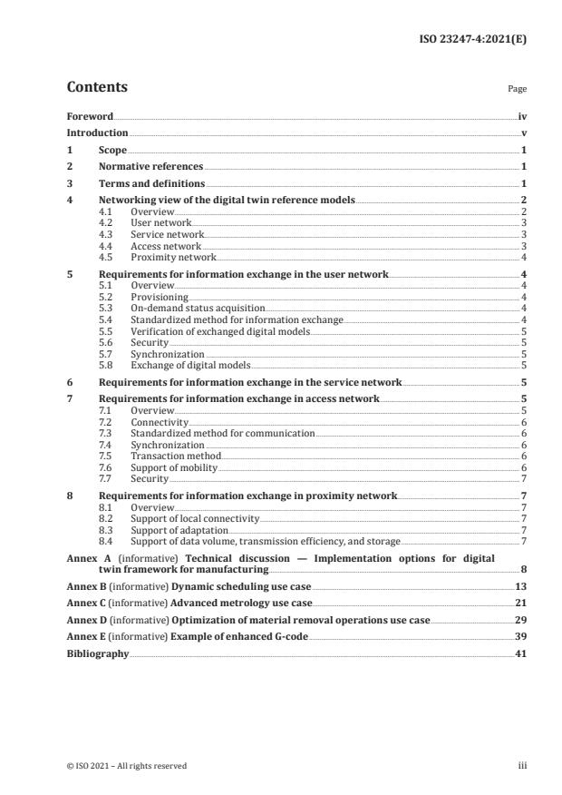 ISO 23247-4:2021 - Automation systems and integration -- Digital twin framework for manufacturing