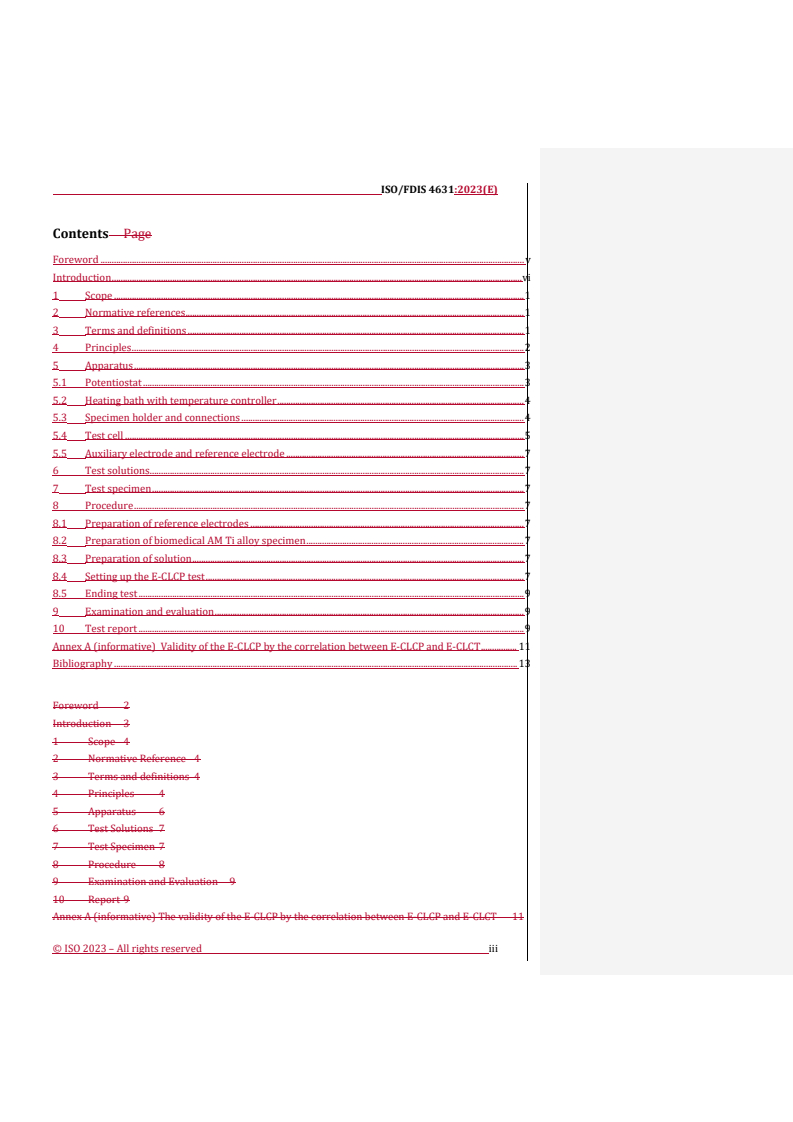 REDLINE ISO 4631 - Corrosion of metals and alloys — Measurement of the electrochemical critical localized corrosion potential (E-CLCP) for Ti alloys fabricated via additive manufacturing method in simulated biomedical solutions
Released:17. 07. 2023