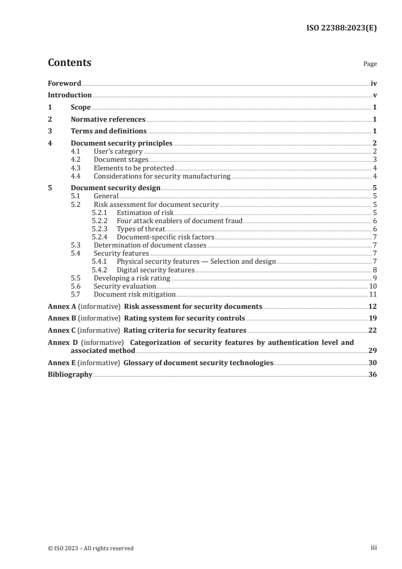 ISO 22388:2023 - Security and resilience — Authenticity, integrity and trust for products and documents — Guidelines for securing physical documents
Released:15. 11. 2023