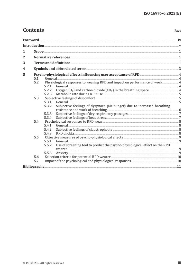 ISO 16976-6:2023 - Respiratory protective devices — Human factors — Part 6: Psycho-physiological effects
Released:2/7/2023