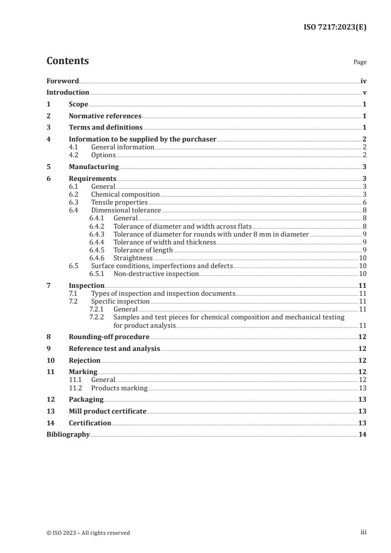 ISO 7217:2023 - Titanium and titanium alloys — Bar, rod and billet — Technical delivery conditions
Released:7. 04. 2023