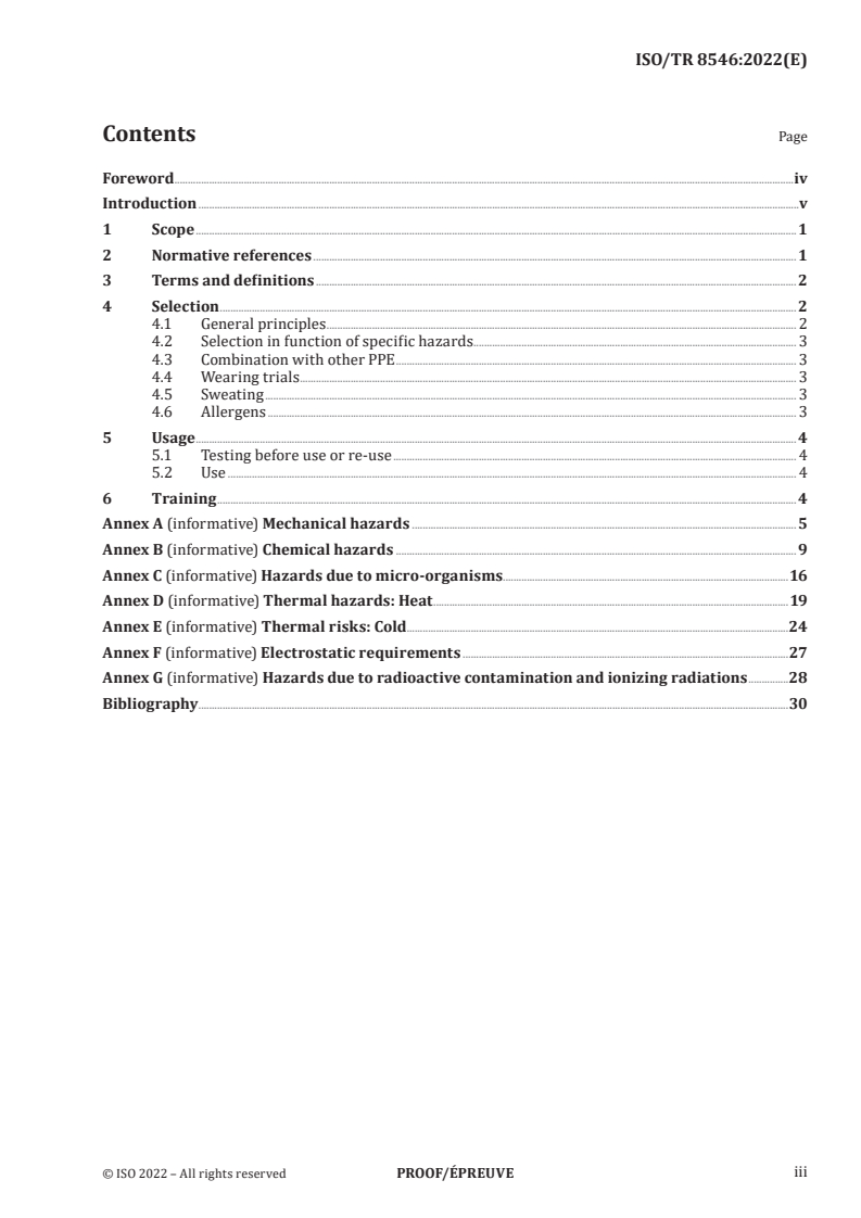 ISO/PRF TR 8546 - Hand protection — Guidance for selection and use
Released:2/28/2022