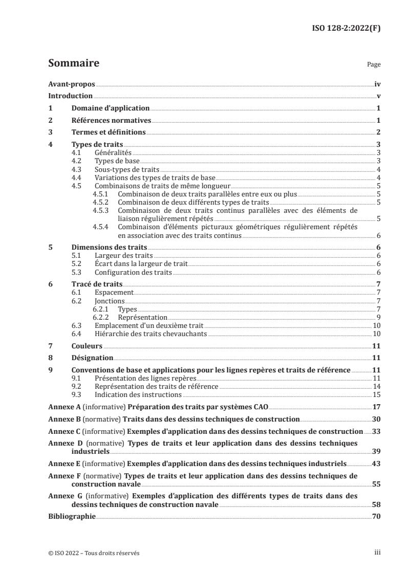 ISO 128-2:2022 - Technical product documentation (TPD) — General principles of representation — Part 2: Basic conventions for lines
Released:7. 10. 2022