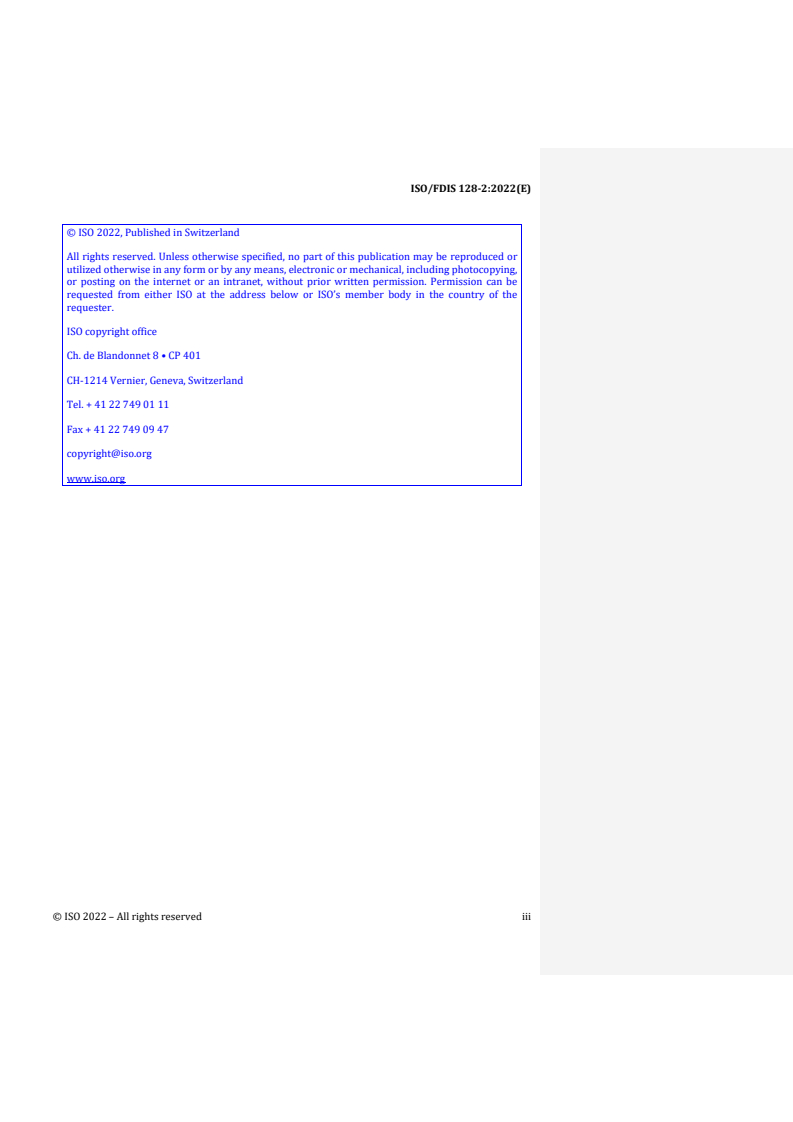 REDLINE ISO/FDIS 128-2 - Technical product documentation (TPD) — General principles of representation — Part 2: Basic conventions for lines
Released:5/16/2022