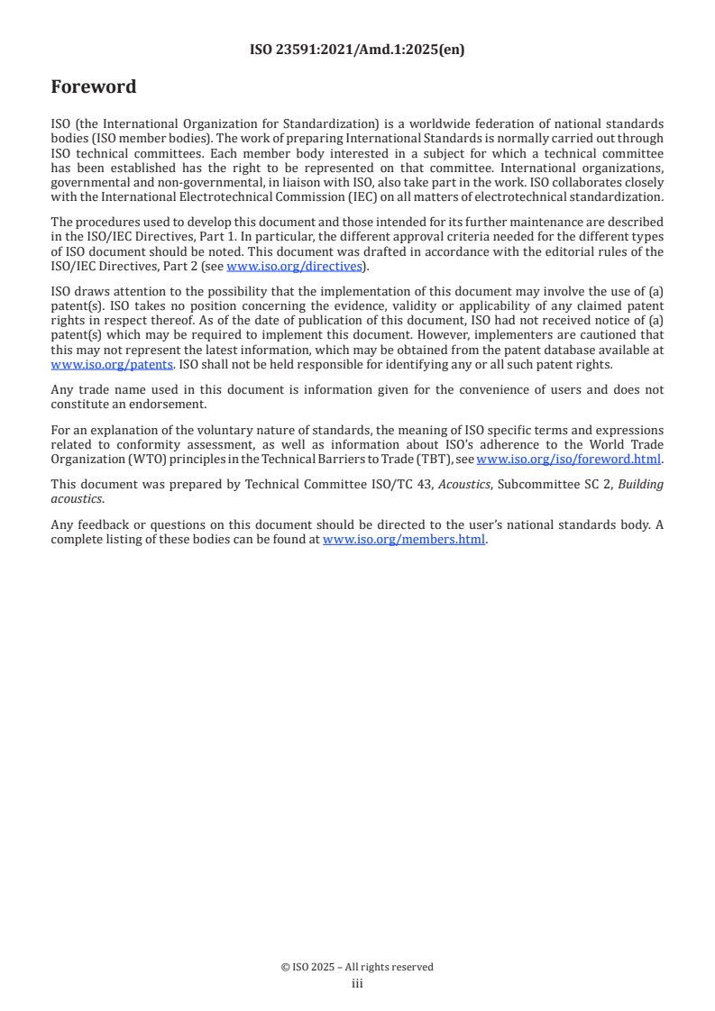 ISO 23591:2021/Amd 1:2025 - Acoustic quality criteria for music rehearsal rooms and spaces — Amendment 1: Asian (Korean) traditional music (Gugak)
Released:7. 05. 2025