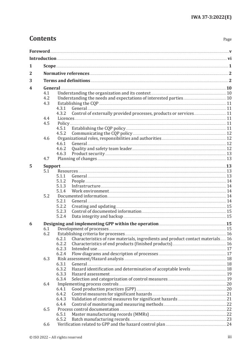 IWA 37-3:2022 - Safety, security and sustainability of cannabis facilities and operations — Part 3: Good production practices (GPP)
Released:11. 10. 2022