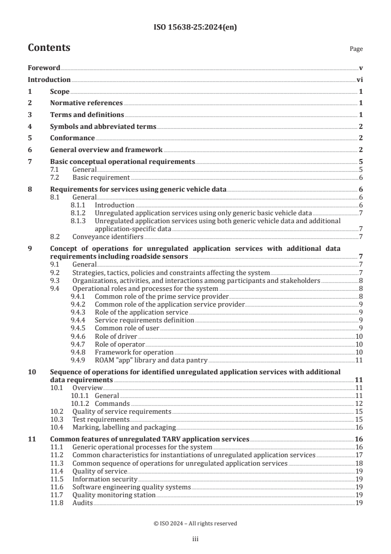 ISO 15638-25:2024 - Intelligent transport systems — Framework for collaborative telematics applications for regulated commercial freight vehicles (TARV) — Part 25: Overhead clearance monitoring
Released:28. 03. 2024